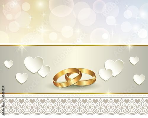 romantic postcard for wedding day