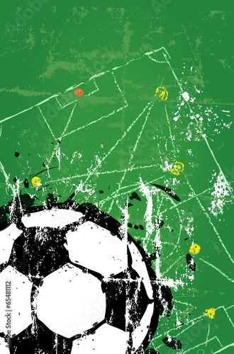 Soccer / Football design template, free copy space, vector