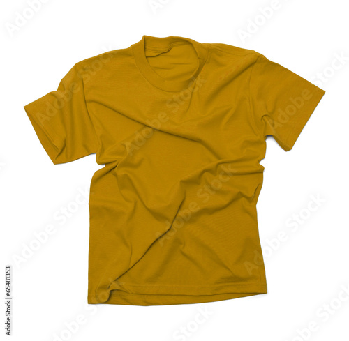 Wrinkled Yellow Tshirt