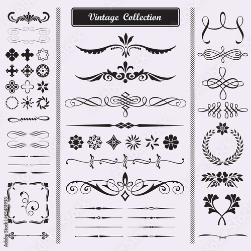 Calligraphic design elements