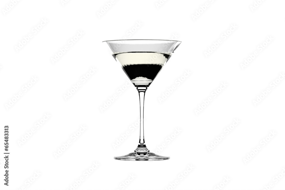 A glass of martini