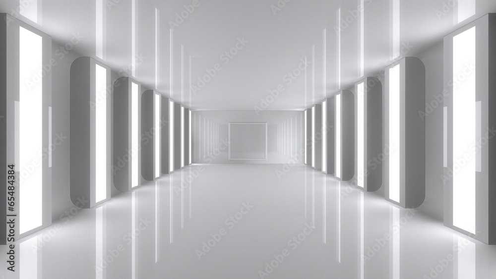 Futuristic corridor Futuristic corridor
