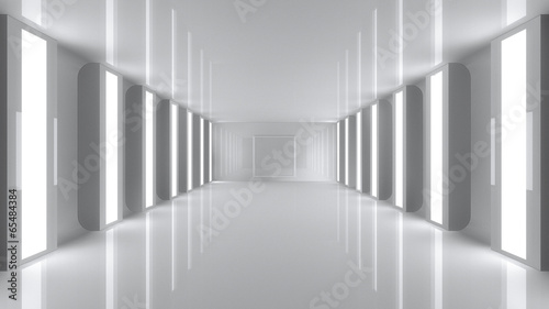 Futuristic corridor