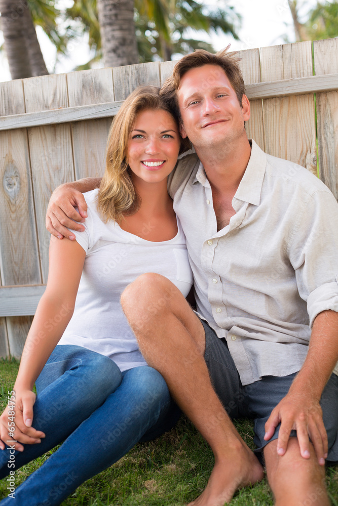 Happy young couple