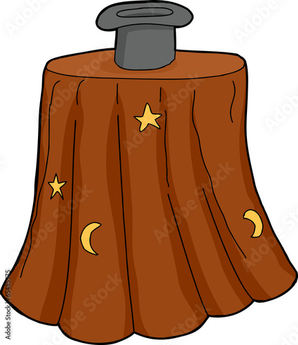 Isolated Magician Hat