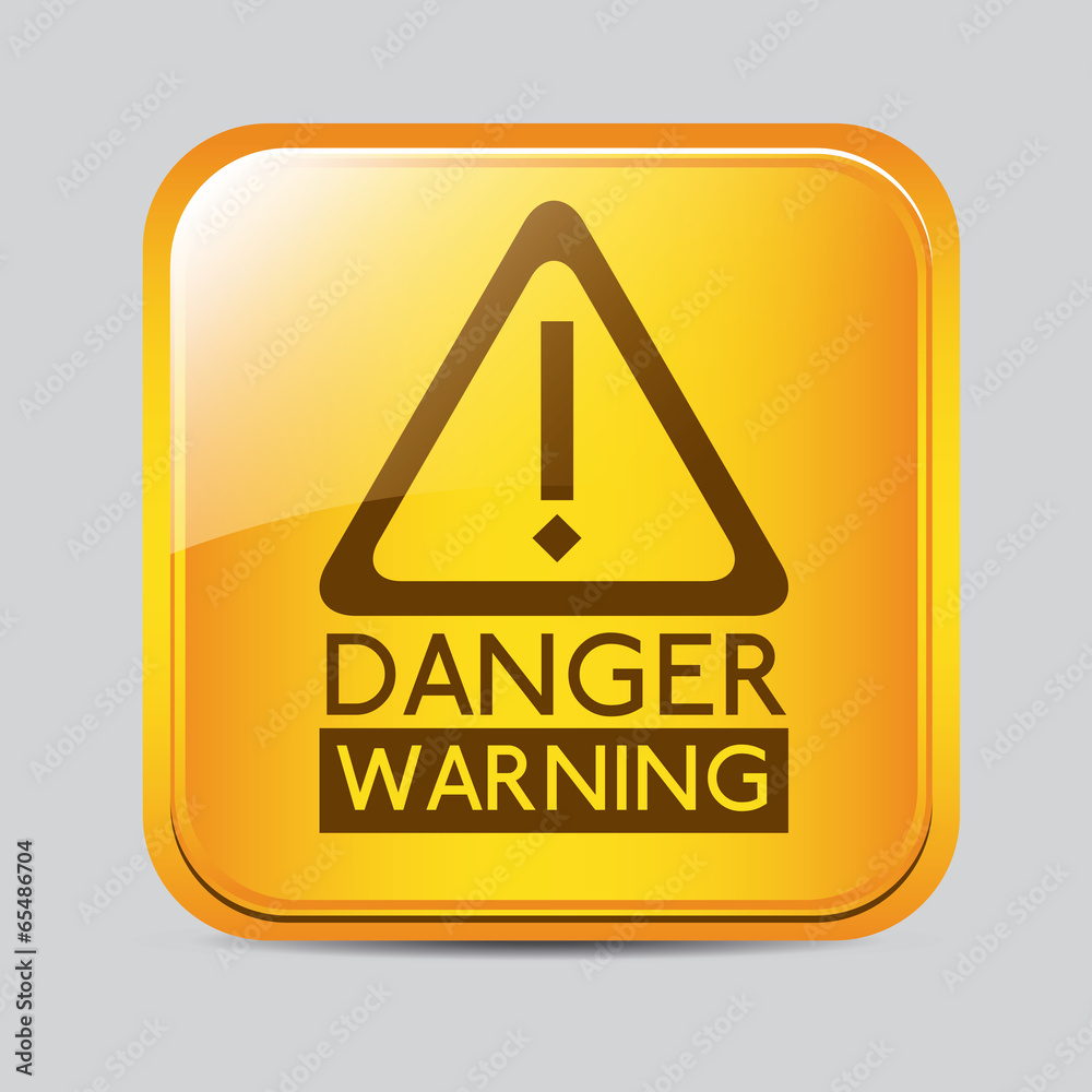 Obraz premium Danger design