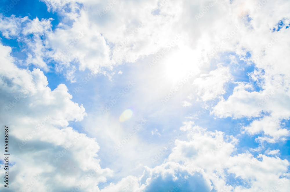 Cloud on blue sky Cloud on blue sky