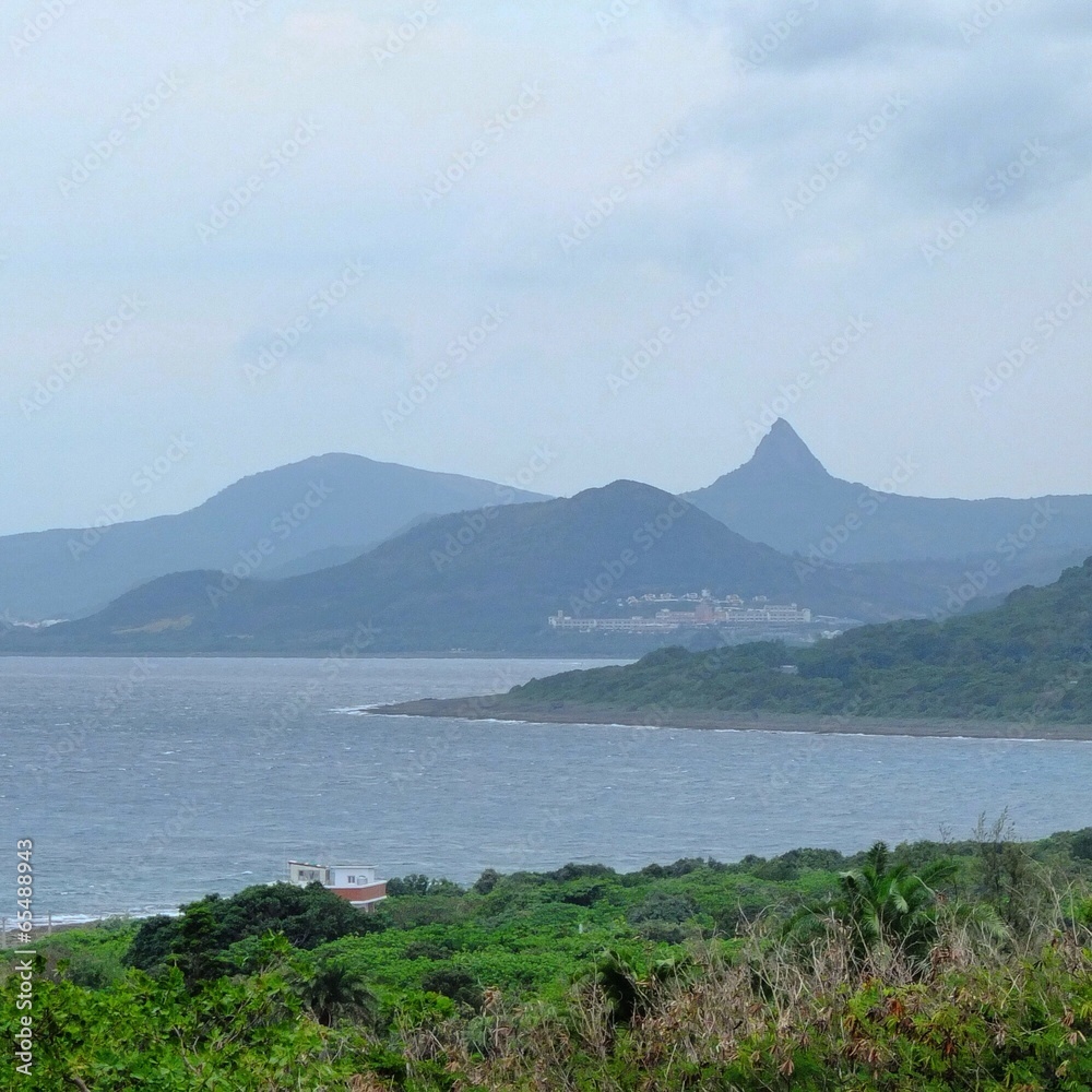 View from Taiwan's Southernmost point at Eluanbi.