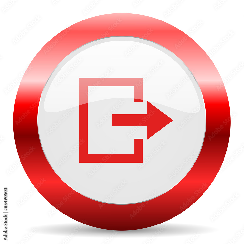 exit glossy web icon exit glossy web icon