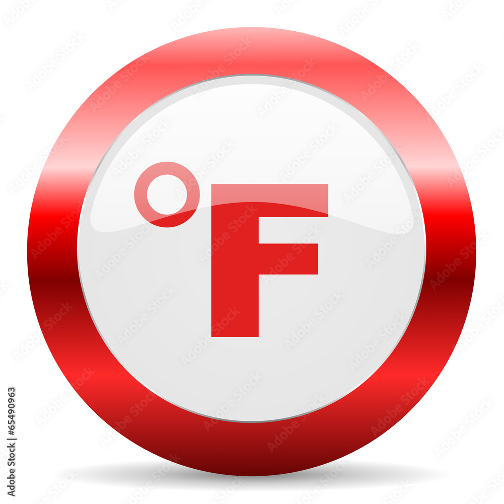 fahrenheit glossy web icon fahrenheit glossy web icon
