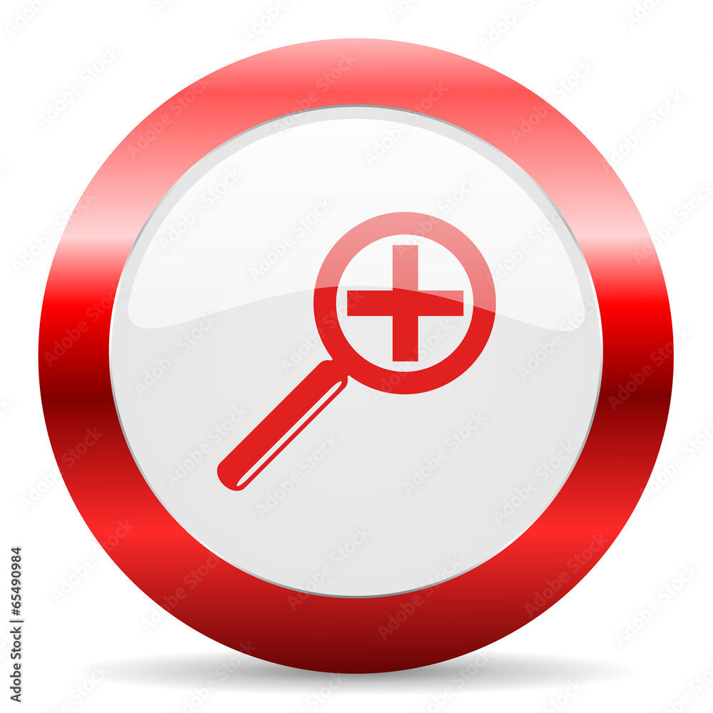 lens glossy web icon