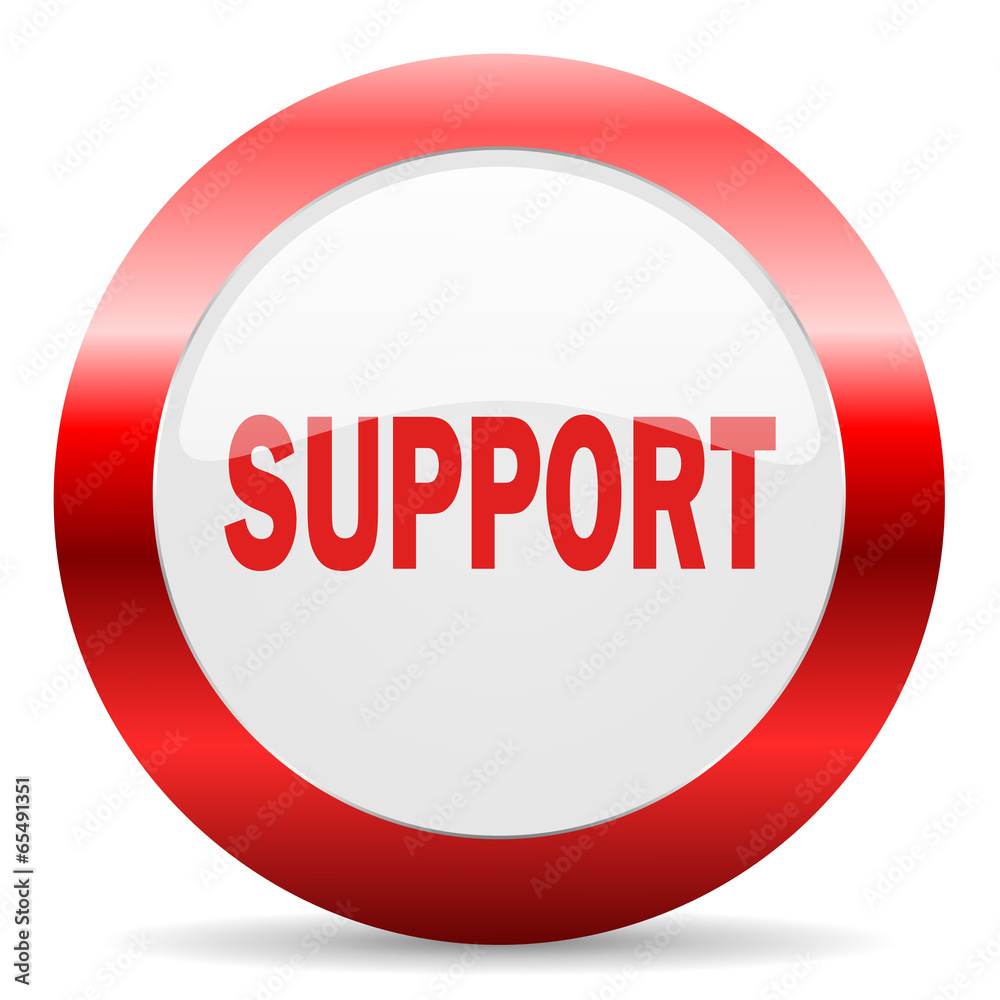 support glossy web icon support glossy web icon