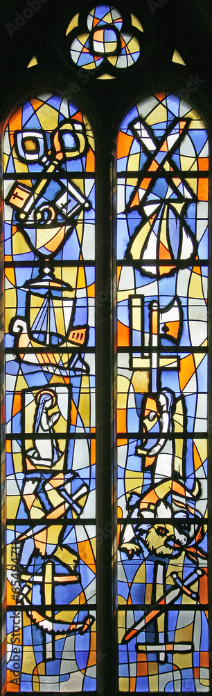 Fototapeta premium Stained-glass window