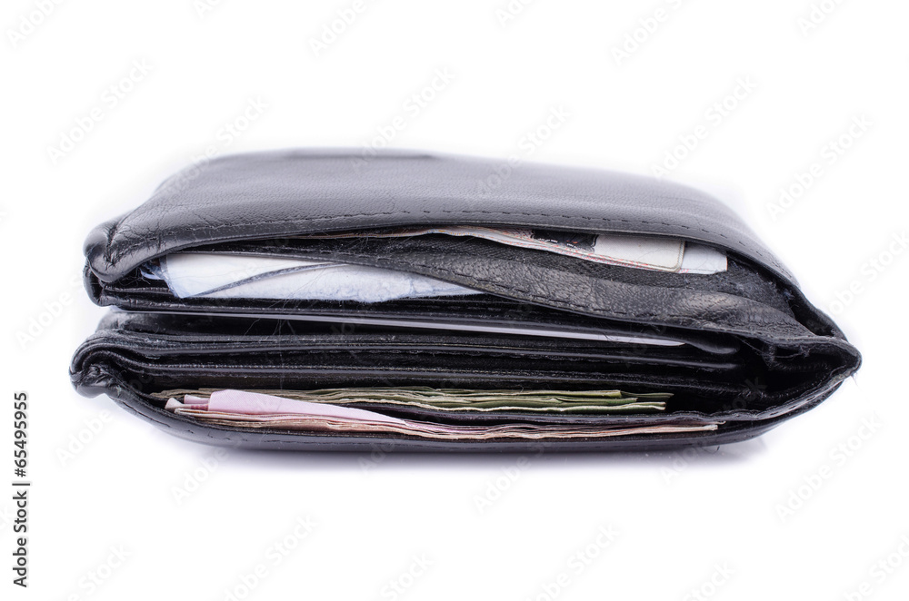 Wallet with money Wallet with money