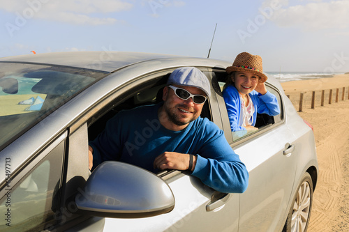 Travel, family on summer vacation