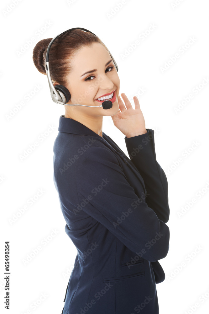 Call center woman