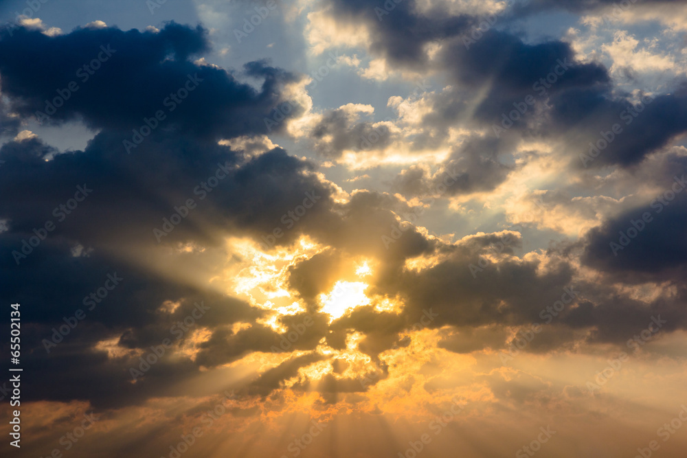 Sunbeam ray light cloud sky twilight color Sunbeam ray light cloud sky twilight color