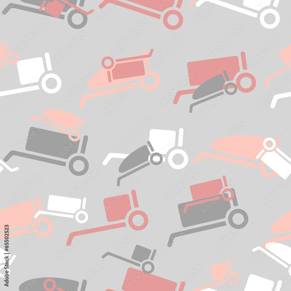 seamless background: trolley seamless background: trolley