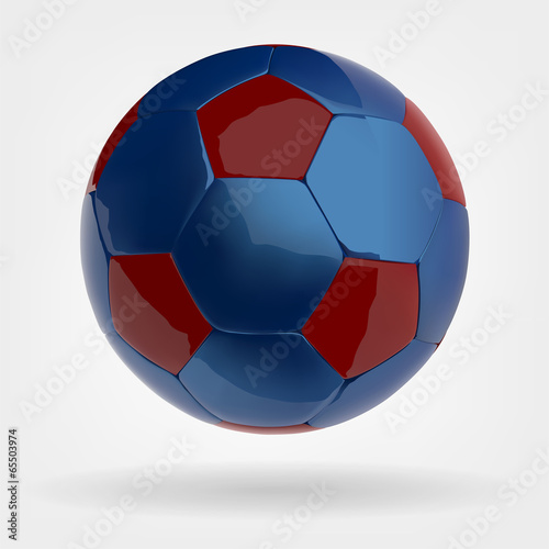 blue soccer football vector
