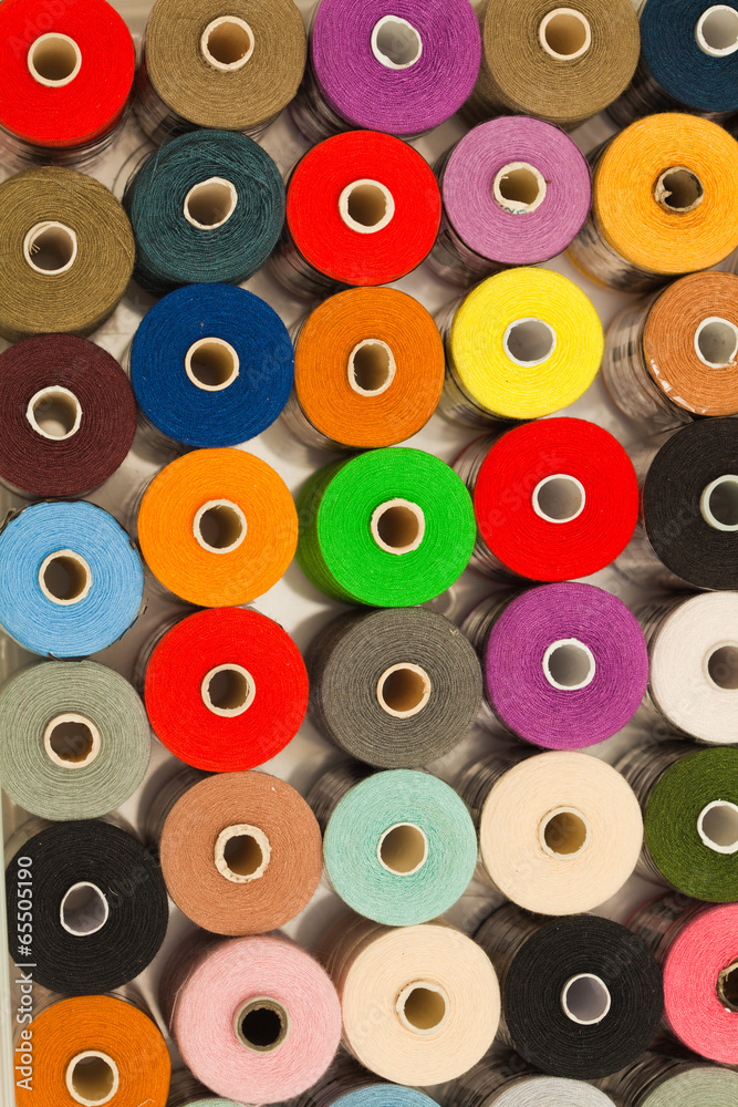 Fototapeta premium sewing thread background
