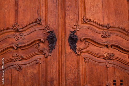 Decorative wooden background - ancient door