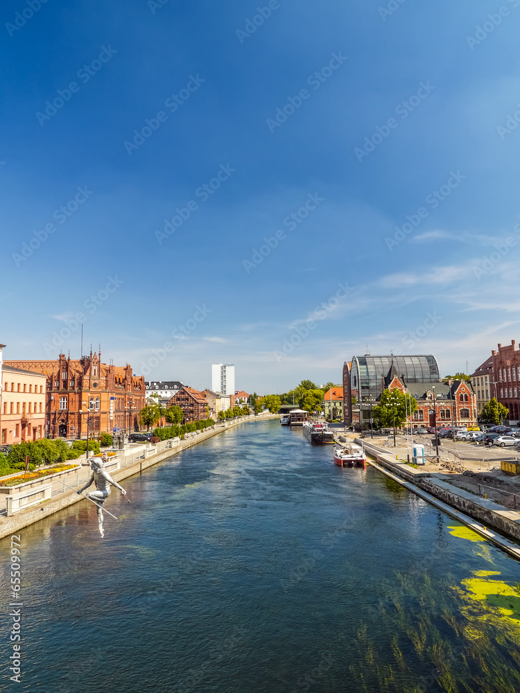 Obraz premium Bydgoszcz Canal
