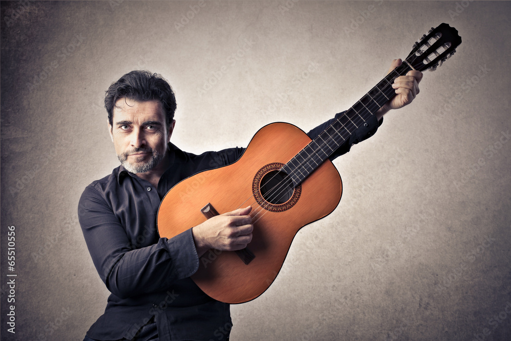 Obraz premium guitarist