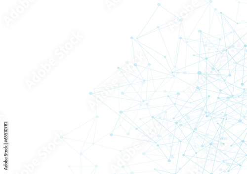 abstract background with blue dots and net vector