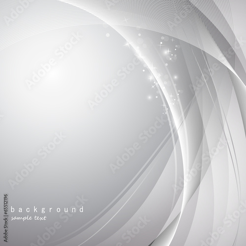 Elegant Wavy Background - Vector Illustration