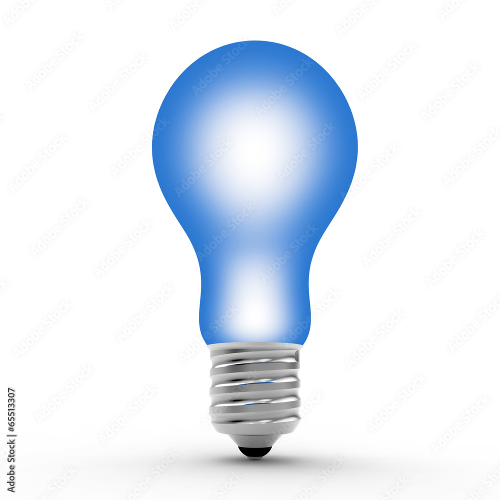 Blue lamp bulb Blue lamp bulb