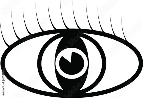 Vector eye symbol
