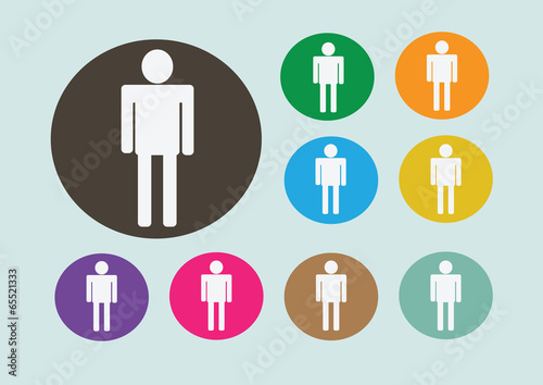 Pictograms people Man Icon Sign Symbol Pictogram