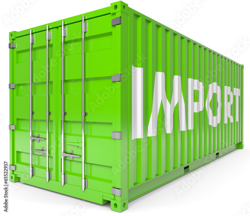 Schiffcontainer Import