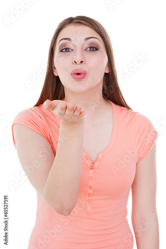 Cuadro en lienzo Blowing a kiss to you.