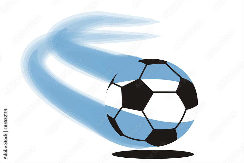 Naklejka premium Mundial Argentina World Cup Blur