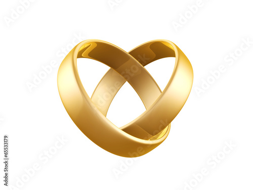 golden wedding ring photo