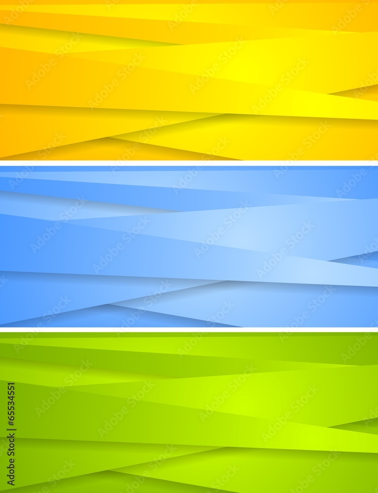 Obraz premium Abstract technical banners template