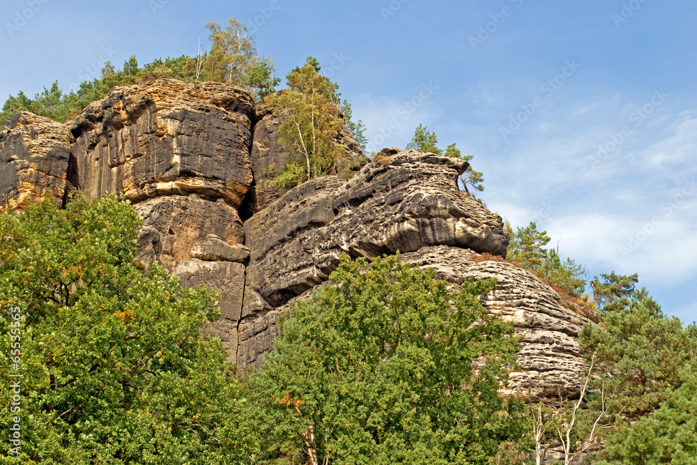 Obraz premium Rauenstein - Elbsandsteingebirge