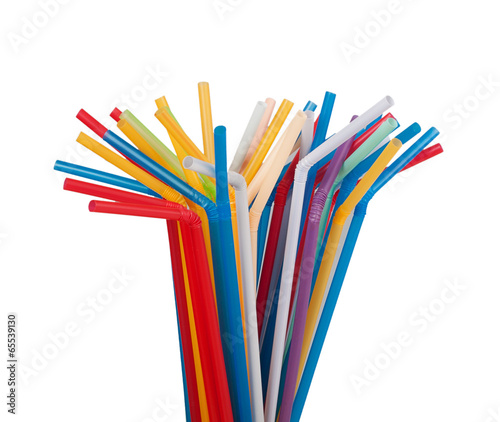 colour drinking straws