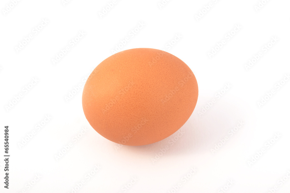 Egg and white background Egg and white background