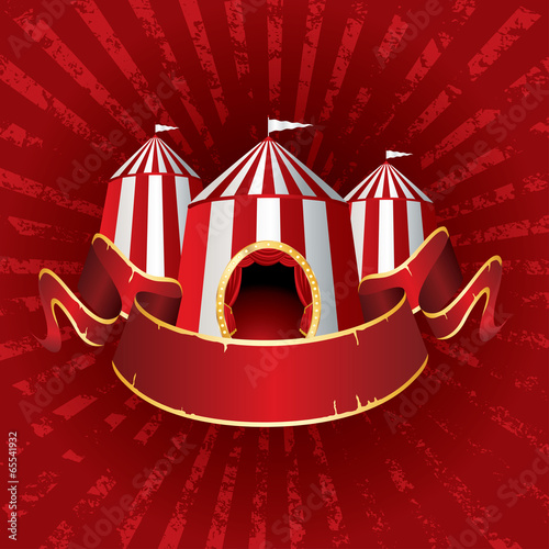 circus tent burst