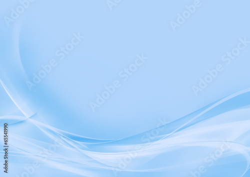 Abstract luminous blue and black background