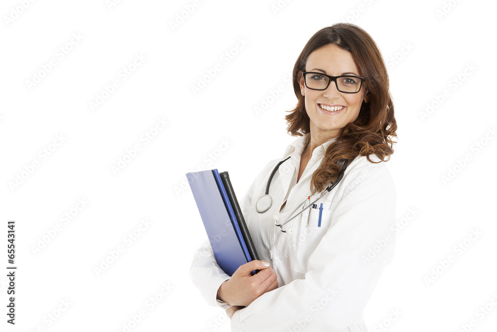 medical doctor woman with stethoscope medical doctor woman with stethoscope