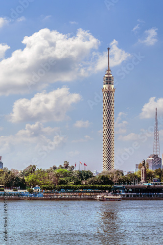 Cairo Tower Sunlit