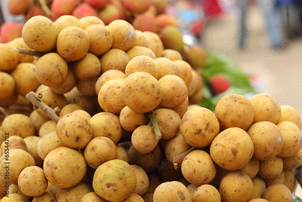 ripe longkong in the market ripe longkong in the market