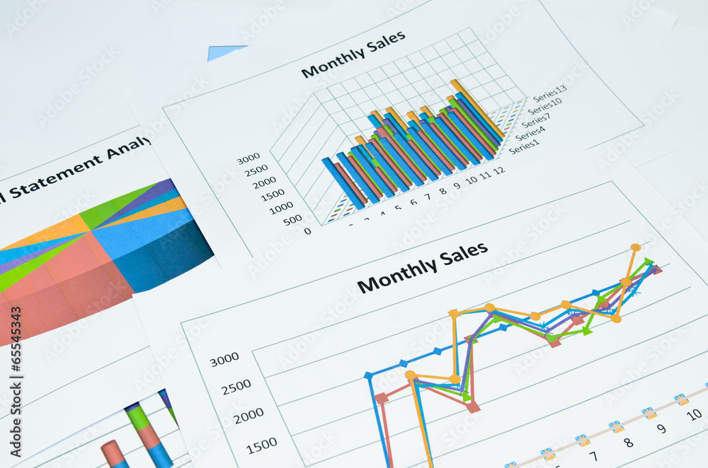 Business charts and graph Business charts and graph