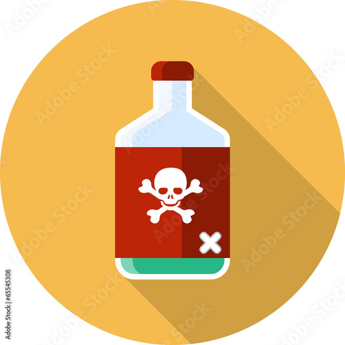 Glass Bottle of Poison
