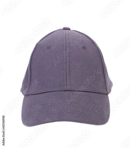Close up of gray cap. Front view.