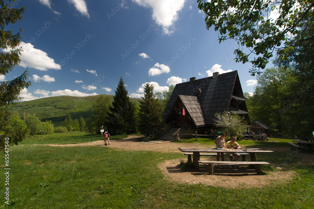 Schronisko G rskie Bac wka Pod Ma Rawk Bieszczady Stock Photo Schronisko G rskie Bac wka Pod Ma Rawk Bieszczady Stock Photo