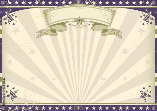 Horizontal vintage banner